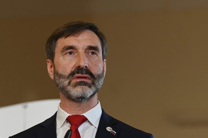 Archivo - El ministro de Exteriores de Eslovaquia, Juraj Blanar.