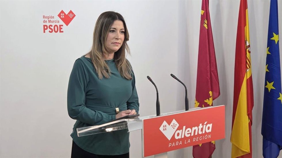 Archivo - La portavoz del PSRM-PSOE, Isabel Gadea