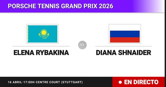 Elena Rybakina - Diana Shnaider: resumen y estadísticas del partido de Octavos de final de Porsche Tennis Grand Prix