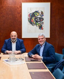 El alcalde de Palma, Jaime Martínez, y el presidente de la FFIB, Jordi Horrach.