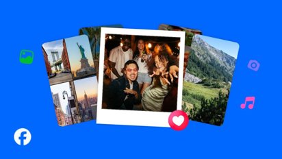 Mãos segurando um smartphone, com ícones de inteligência artificial e edição de fotos flutuando ao redor, simbolizando o novo recurso da Meta.