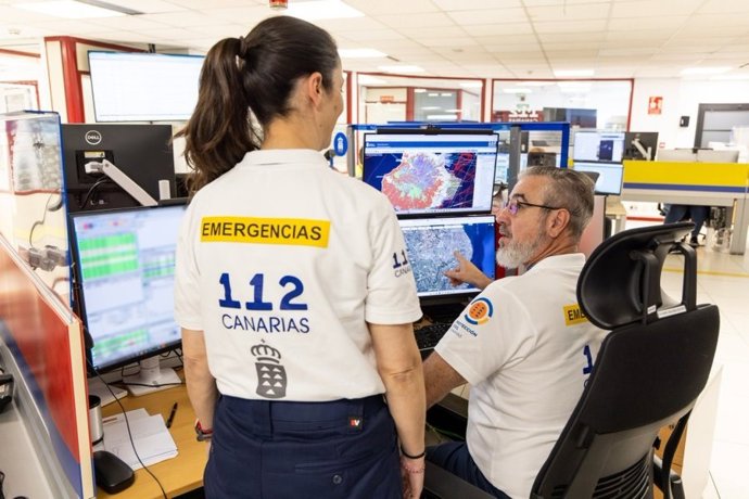 Sala operativa del 112 Canarias