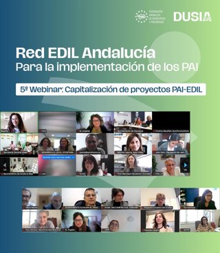 La Federación Andaluza de Municipios y Provincias (FAMP) ha celebrado este jueves el quinto webinar de la Red EDIL Andalucía.