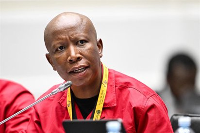 El dirigente opositor Julius Malema es condenado en Sudáfrica a cinco años de cárcel por posesión ilegal de armas
