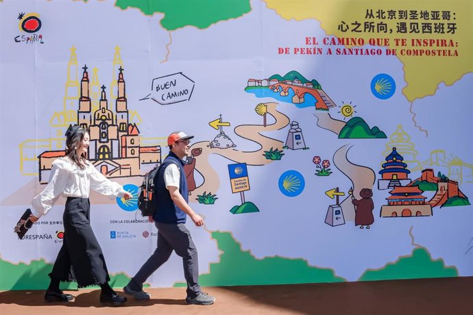 El Camino de Santiago se presenta en China de la mano de Turespaña.
