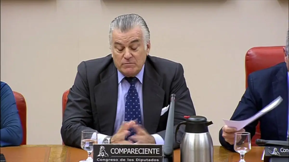 Isidro Sánchez testificando ante el tribunal