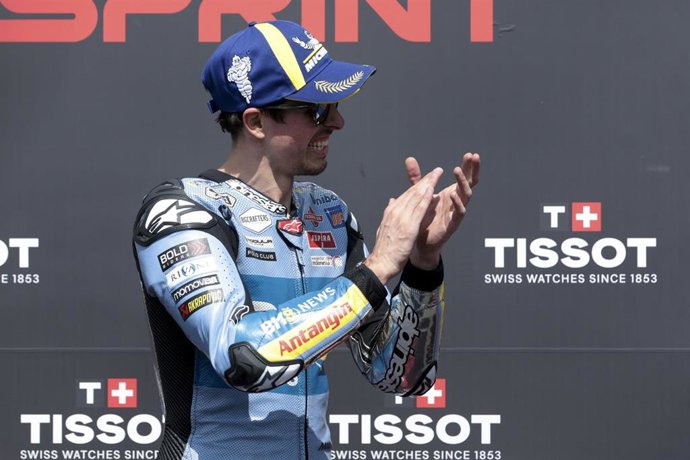 Archivo - El piloto español de MotoGP Álex Márquez (Ducati), en Le Mans.