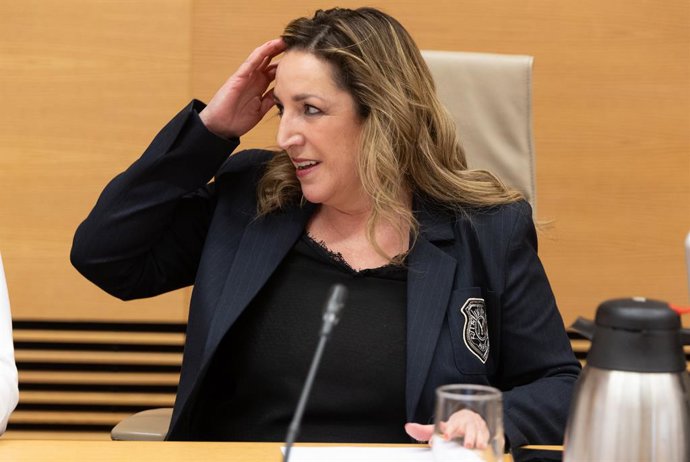 Archivo - Arxiu - Imatge d'arxiu de la cap de Meteorologia d'À Pùnt, Victoria Rosselló Botey, en la seua compareixença en la comissió d'Investigació sobre la dana, en el Congrés dels Diputats, a 23 de febrer del 2026, a Madrid