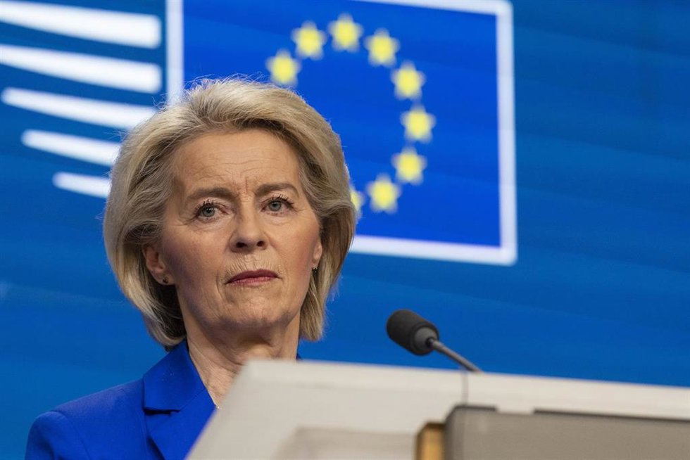 La presidenta de la Comisión Europea, Ursula von der Leyen