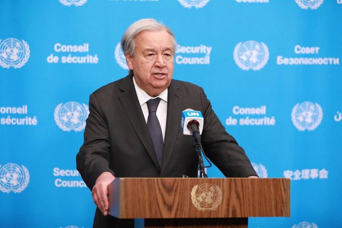 El secretario general de Naciones Unidas, Antonio Guterres