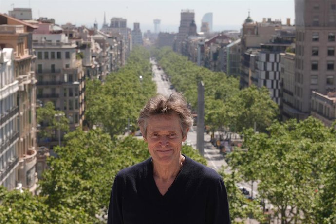 El actor Willem Dafoe durante la presentación de la película ‘El anfitrión’ en el BCN Film Fest 2026, a 16 de abril de 2026, en Barcelona