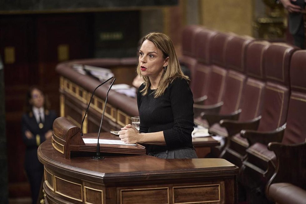 Archivo - La diputada de Podemos Noemí Santana