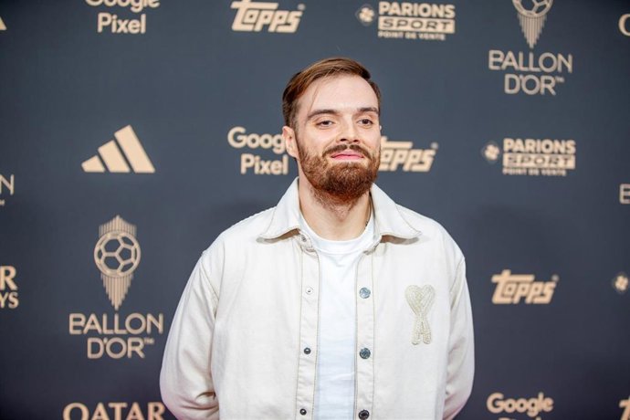 Archivo - Ibai Llanos, durante la gala del Balón de Oro 2025.