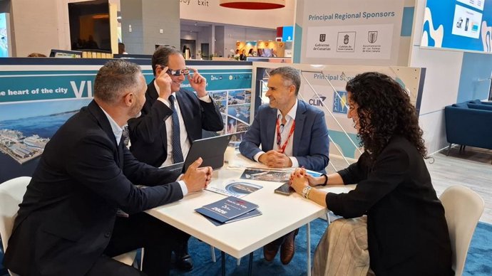 Delegación del puerto de Vigo en la feria Seatrade Cruise Global de Miami, la mayor feria de cruceros del mundo.