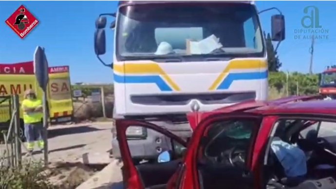 Imagen del accidente