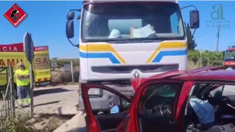 Imagen del accidente