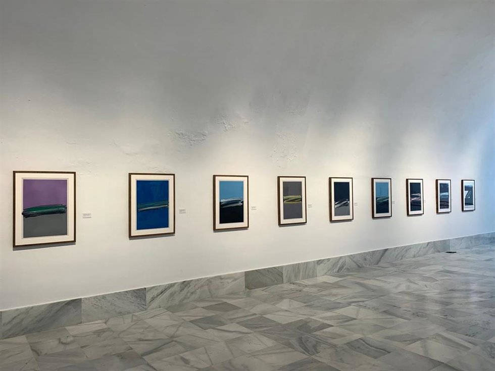 La exposición 'Huellas', del artista Rafael Canogar.