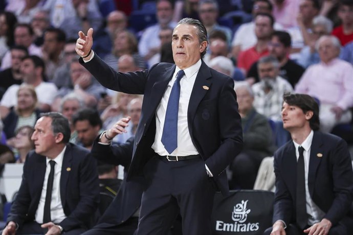 Sergio Scariolo, entrenador del Real Madrid.