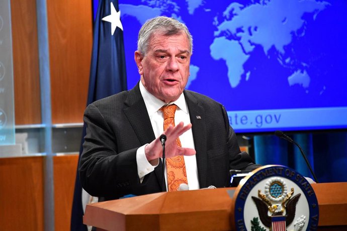 Archivo - Arquivo - 13 de março de 2019 - Washington, DC, Estados Unidos - O embaixador norte-americano Michael Kozak, do Departamento de Democracia, Direitos Humanos e Trabalho, responde a perguntas da imprensa sobre o lançamento dos Relatórios por País 