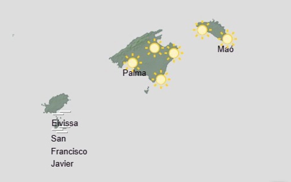 El tiempo hoy, viernes 17 de abril, en Baleares.