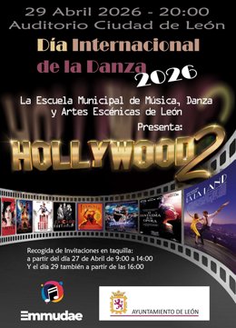 Cartel del Día Internacional de la Danza.