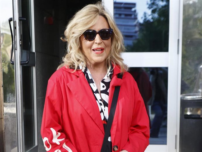 Lydia Lozano llega a la Audiencia Provincial de Madrid para declarar ante el juez como testigo en el juicio de Kiko Matamoros y Makoke por presunto delito de ocultación de bienes