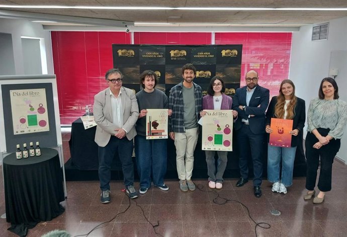 Las librerías riojanas repartirán 3.200 botellines de la DOCa Rioja entre sus clientes para celebrar el Día del Libro
