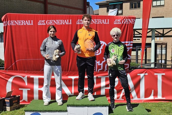 Archivo - Imagen de un podio del Campeonato de España Generali de Promesas Paralímpicas de Atletismo