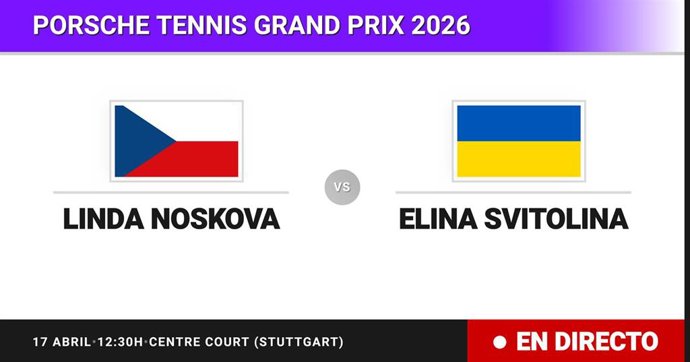 Linda Noskova - Elina Svitolina: resumen y estadísticas del partido de Cuartos de final de Porsche Tennis Grand Prix