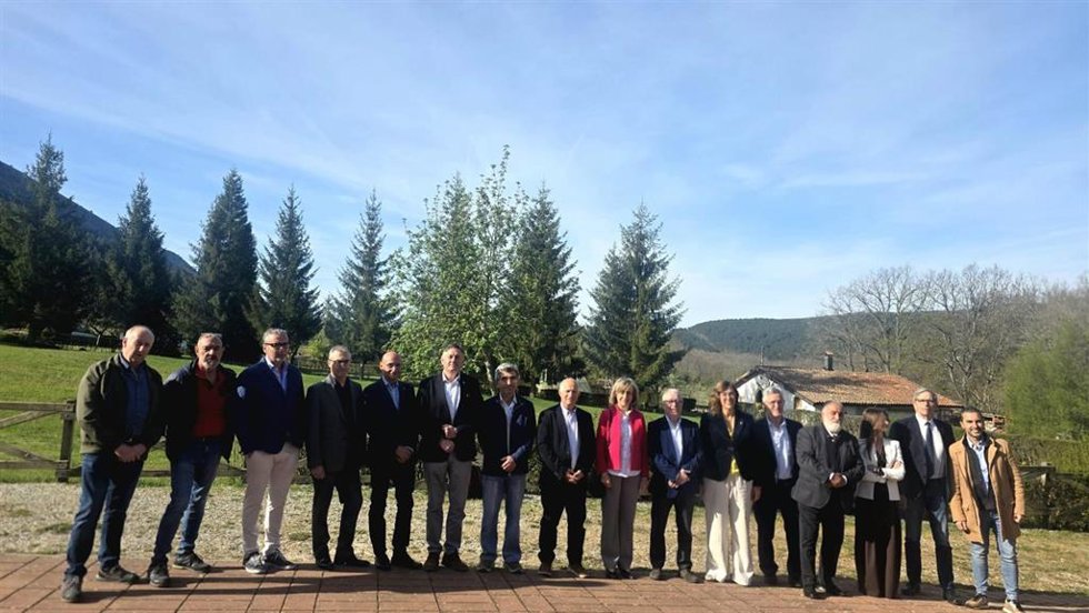 La presidenta de la Diputación de Palencia, Ángeles Armisén, en la jornada de inauguración de la capitalidad de Es Montañas en Velilla