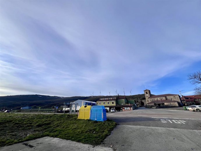 Aerogeneradores del parque eólico El Escudo