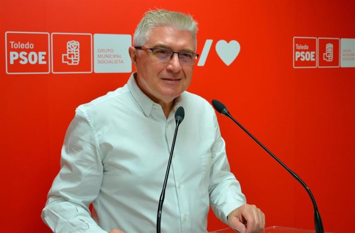 Teo García en rueda de prensa.