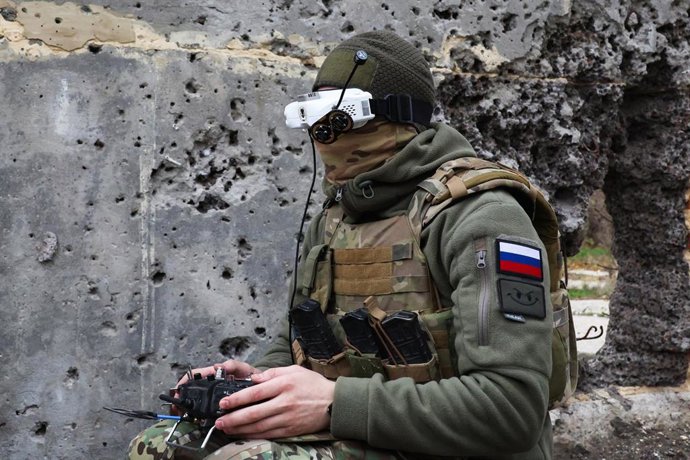 Archivo - Imagen de archivo de un militar ruso en Ucrania