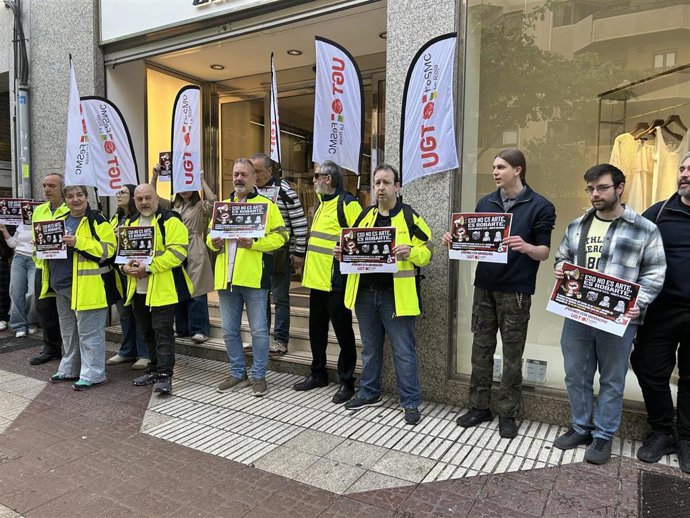 Concentración de UGT frente a Zara