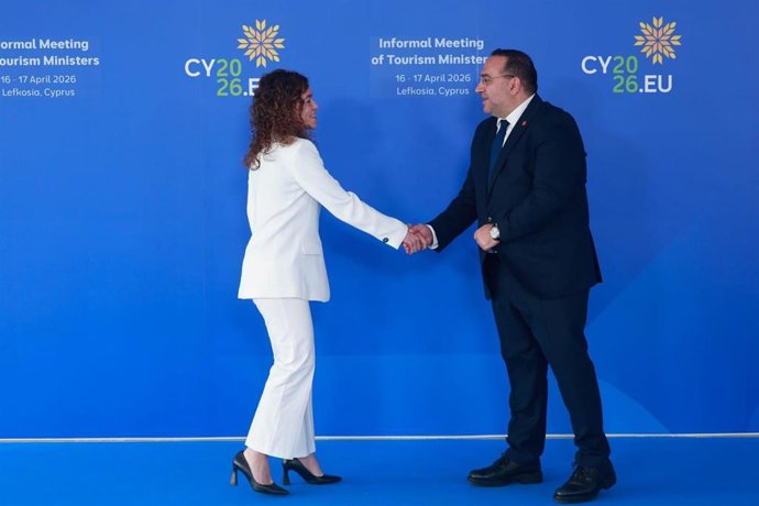 La secretaria de Estado de Turismo, Rosario Sánchez, en la reunión informal de ministros de Turismo de la Unión Europea, Celebrada en Nicosia, en el marco de la presidencia de Chipre del Consejo de la UE.