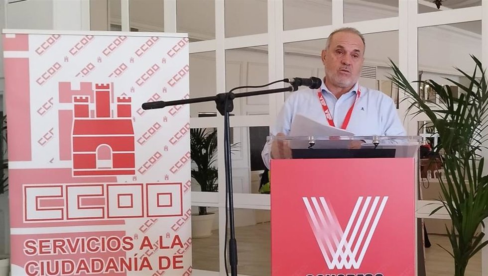 Enrique Clavero en rueda de prensa.