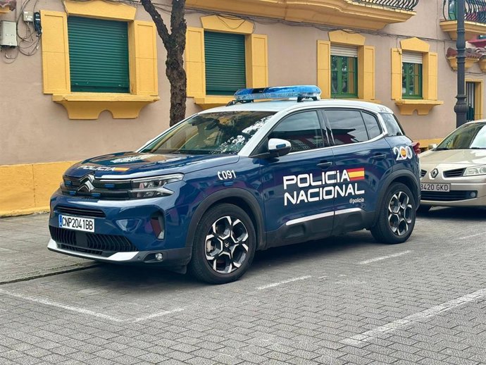 Coche de  Policía Nacional.
