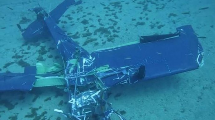 Avioneta siniestrada.