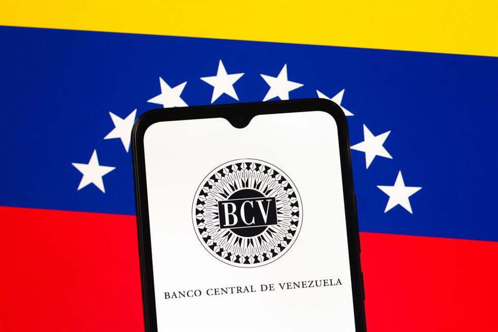 Archivo - Imagen del logo del Banco Central de Venezuela.