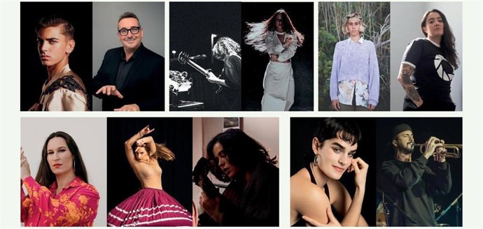 Artistas participantes en la tercera edición del ciclo 'ImproVables' de Fundación Unicaja en Almería.