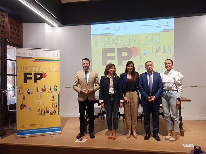 Presentación de la segunda Feria de FP que se celebrará en Segovia.
