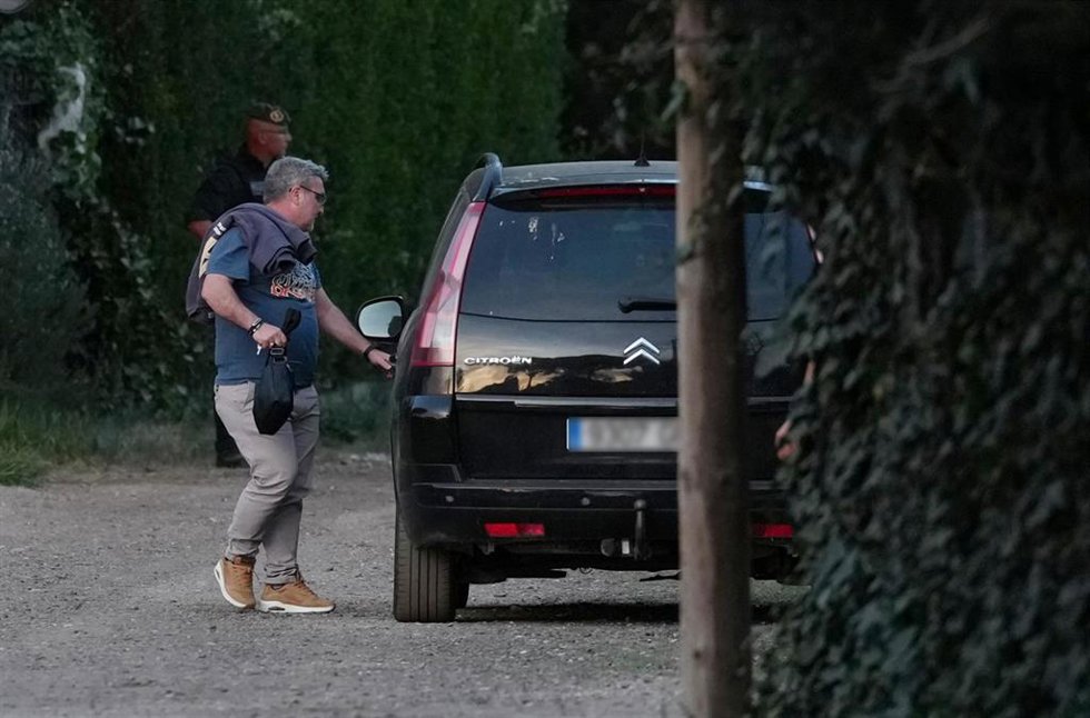 El principal sospechoso y acusado de la muerte de Esther López, Óscar S.M, durante la jornada de ayer.