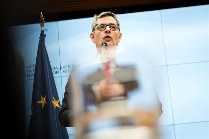 Archivo - El ministro de la Presidencia, Justicia y Relaciones con las Cortes, Félix Bolaños, a 11 de marzo de 2026, en Madrid (España).