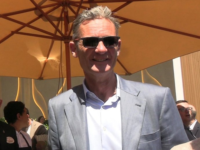 Iñaki Urdangarín, este viernes en el Open Banc Sabadell Trofeo Conde de Godó en el Real Club Tenis de Barcelona