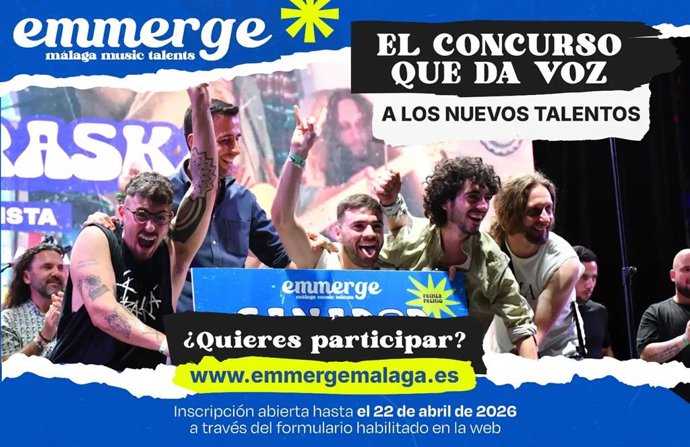 Cartel Emmerge Málaga Music Talents 2026