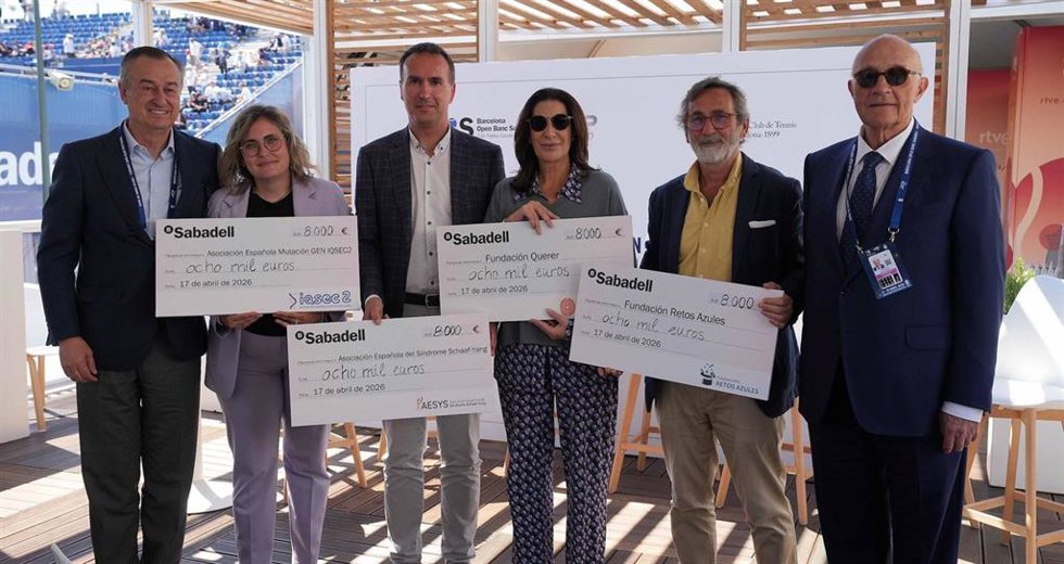 Banco Sabadell ha entregado los 332.000 euros en ayudas