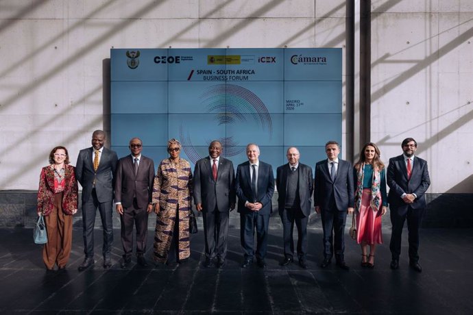 El presidente de Sudáfrica quiere relaciones económicas "más profundas" con España, según la Cámara de España.
