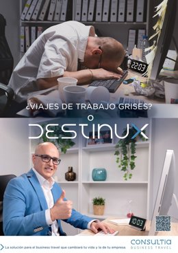 “¿Viajes de trabajo grises o Destinux?”
