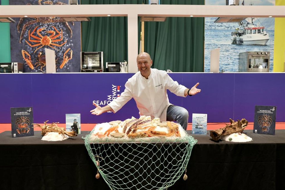 El chef Íñigo Urrechu, en Salón Gourmets