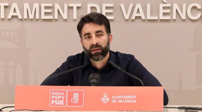 Archivo - El edil socialista en el Ayuntamiento de València Javier Mateo. 